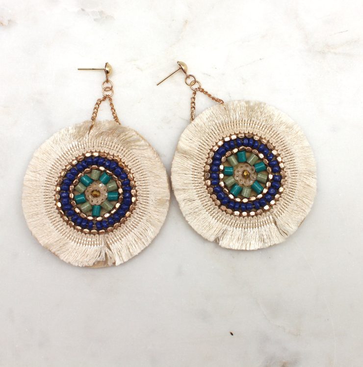 A photo of the Beaded To Perfection Earrings product