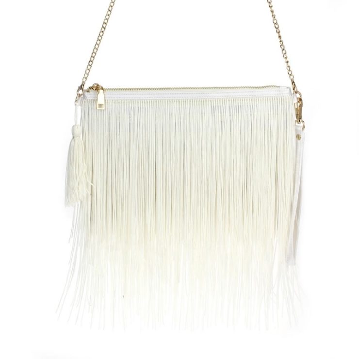 A photo of the Fab Fringe Bag White product