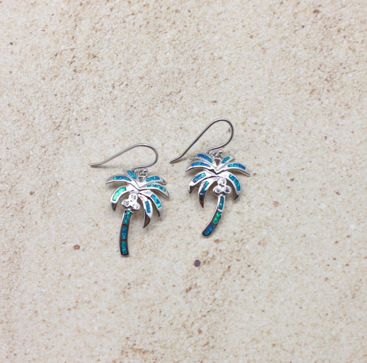 A photo of the Palms In Paradise Earrings product
