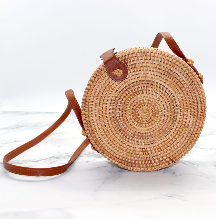 A photo of the The Stunning Straw Cross-Body Purse product