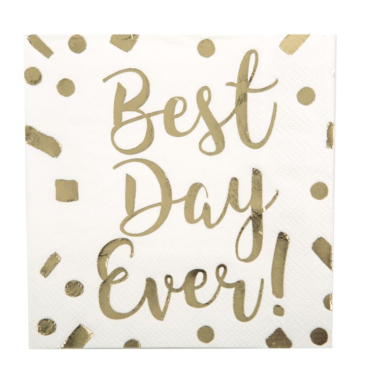 A photo of the Best Day Ever Napkin product