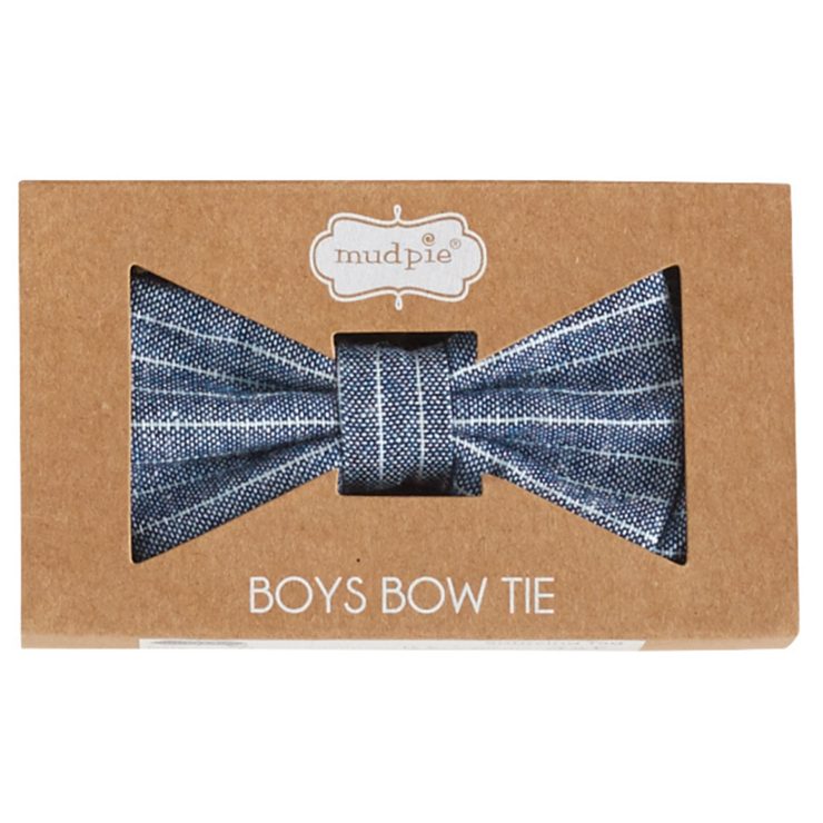 A photo of the Little Boys Chambray Bow Tie product