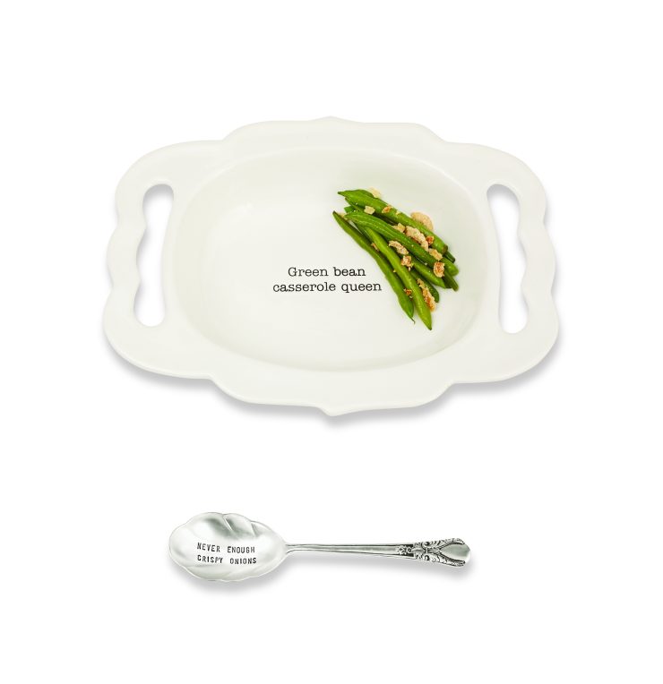 A photo of the Circa Green Bean Casserole Serving Dish Set product