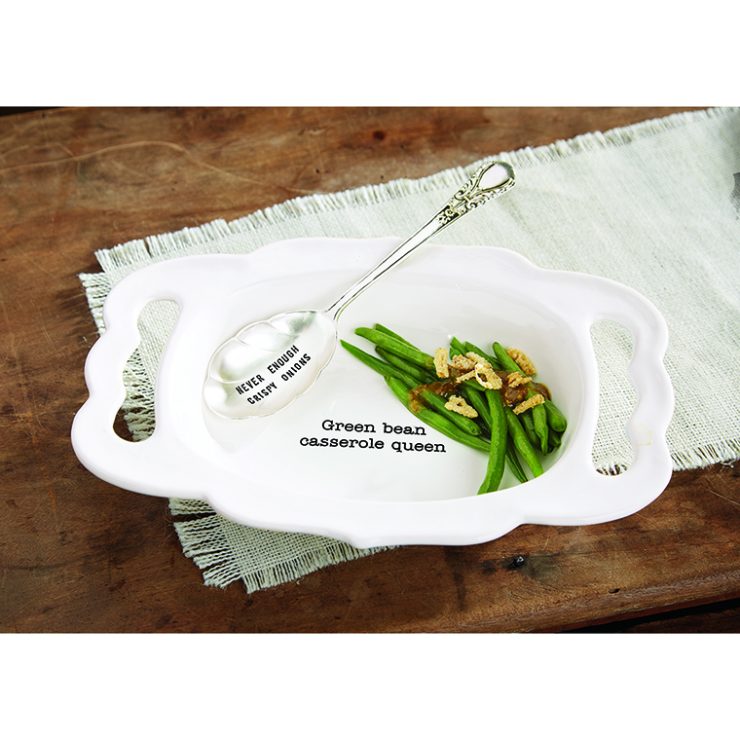 A photo of the Circa Green Bean Casserole Serving Dish Set product