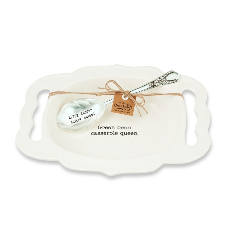 A photo of the Circa Green Bean Casserole Serving Dish Set product