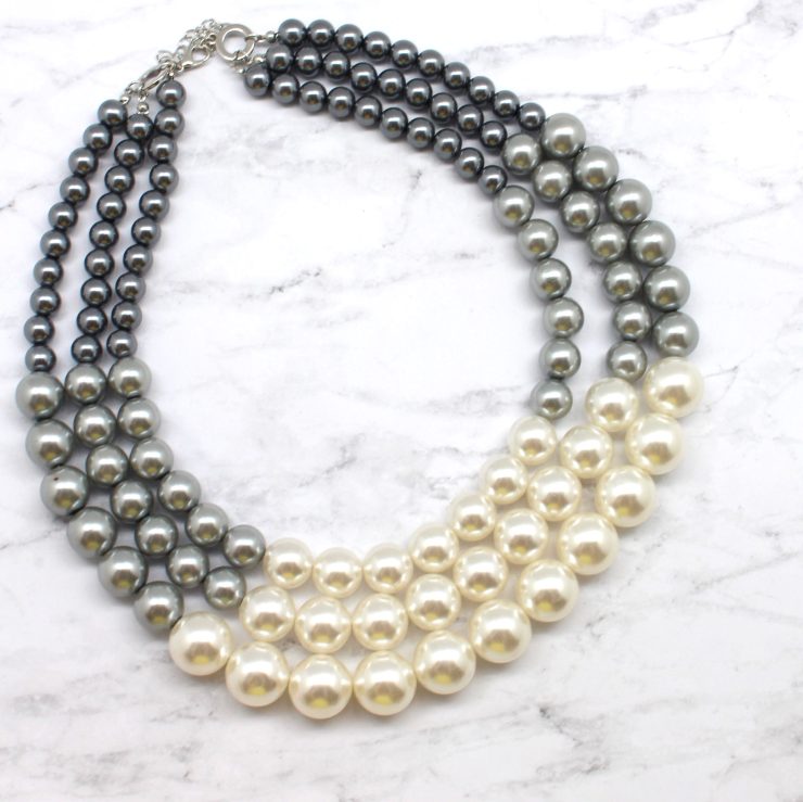 A photo of the Changing It Up Pearl Necklace product