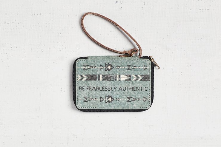 A photo of the Fearlessly Authentic Wristlet product
