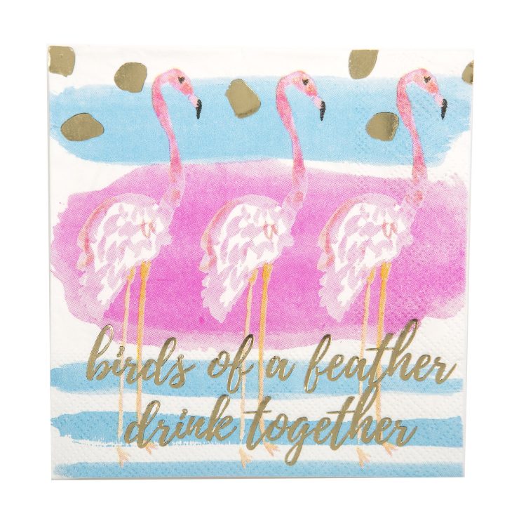 A photo of the Birds of a Feather Napkin product