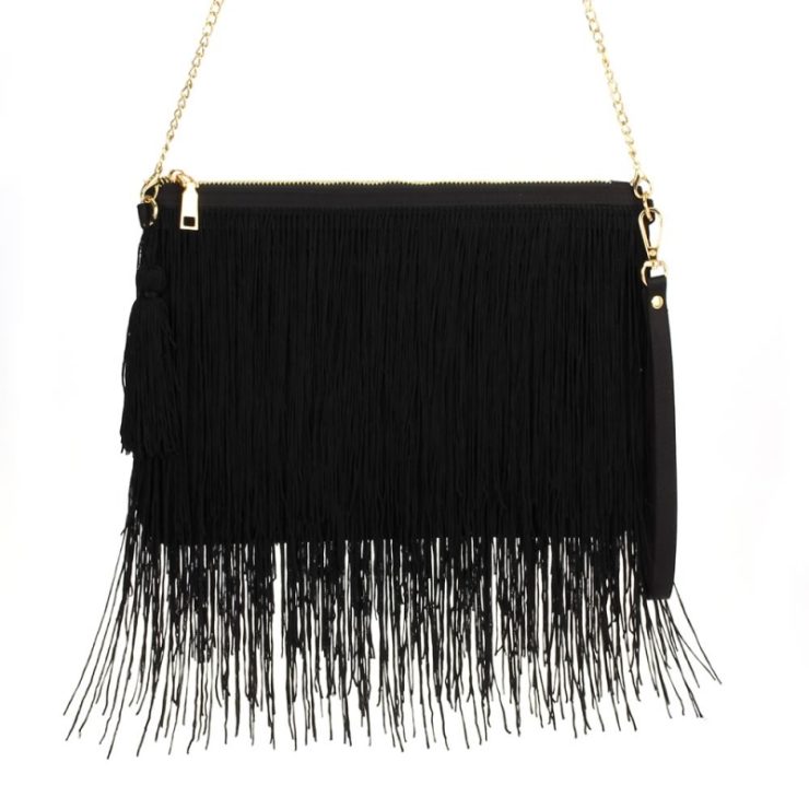 A photo of the Fab Fringe Bag Black product