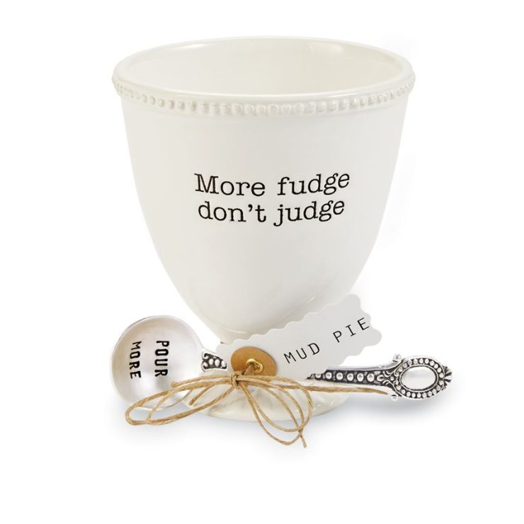 A photo of the Fudge Pedestal Serving Set product