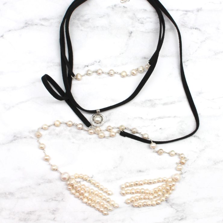 A photo of the Posh Pearl Choker product