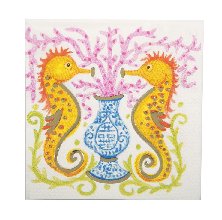 A photo of the Seahorse Napkins product