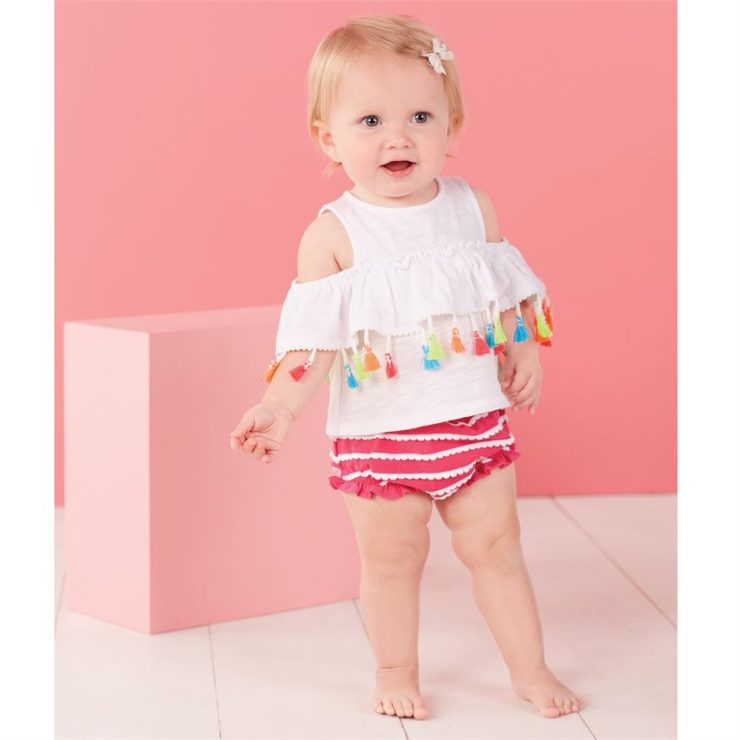 A photo of the Tassel Tunic & Bloomer Set product