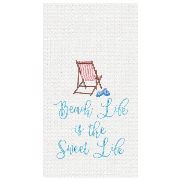 A photo of the Beach Life Kitchen Towel product