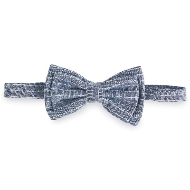 A photo of the Little Boys Chambray Bow Tie product