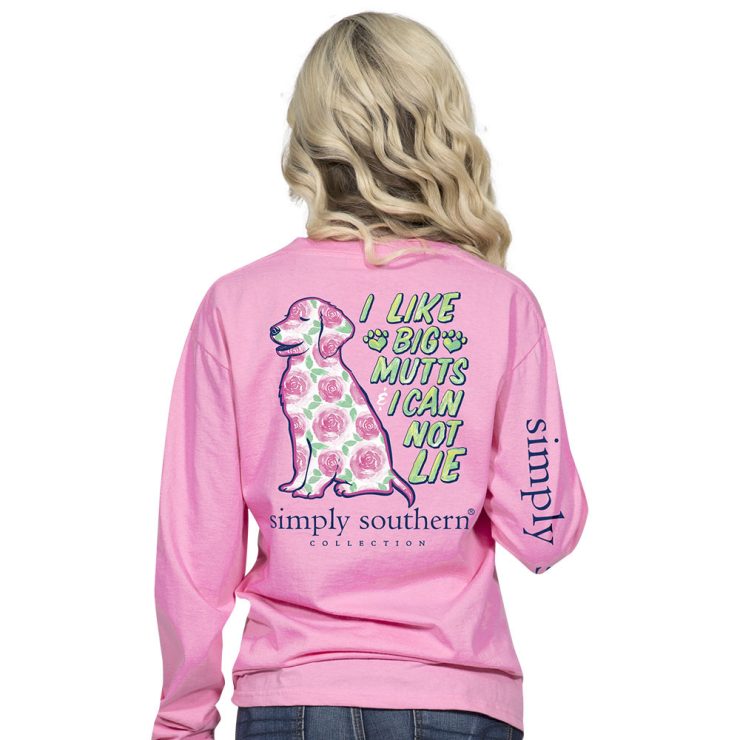 A photo of the I Like Big Mutts Long Sleeve Tee product