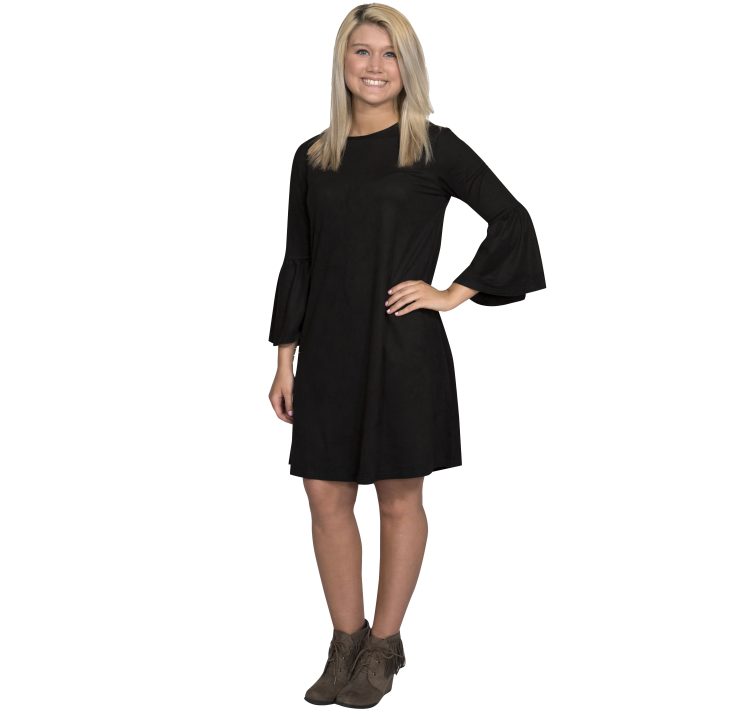 A photo of the The Charlotte Dress In Black product