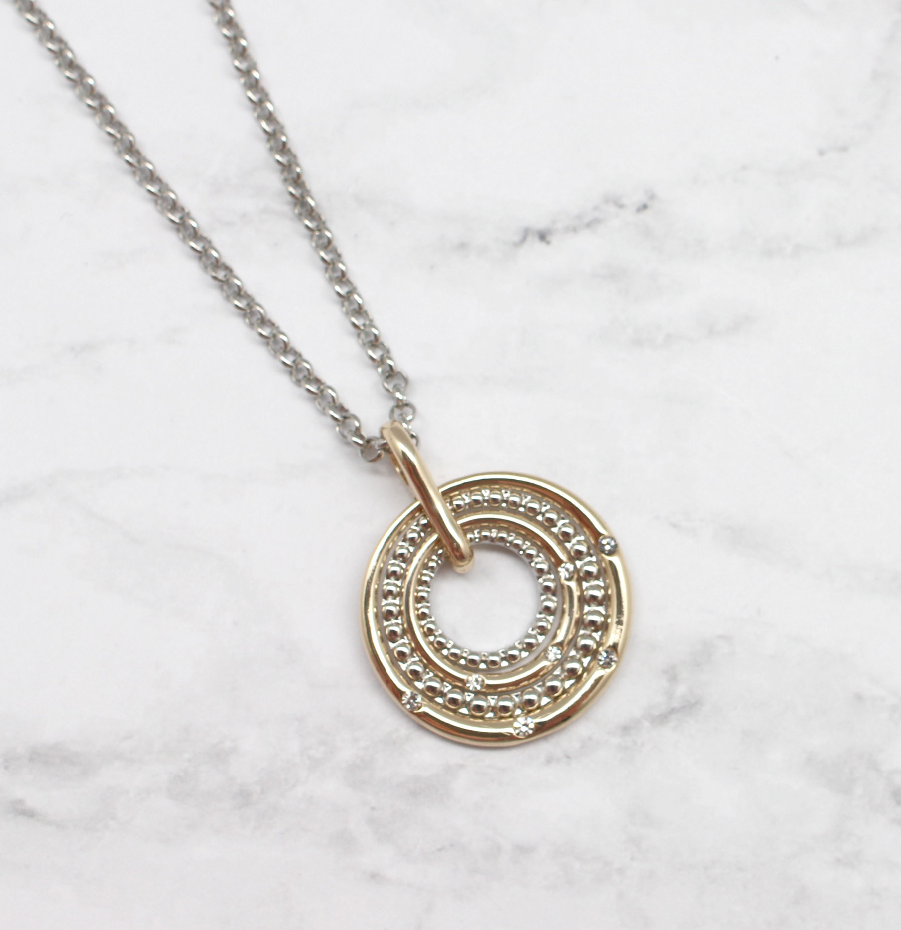 Circling Into The Target Necklace Best of Everything Online