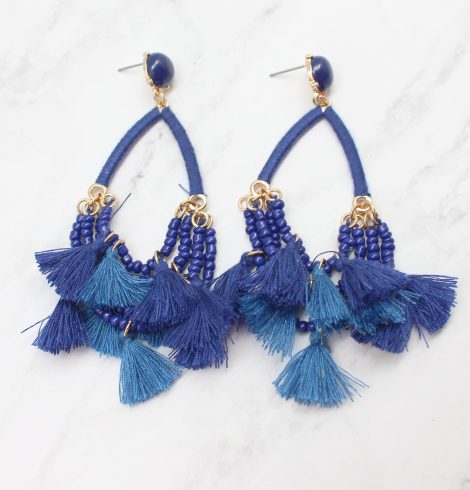 A photo of the Delicate Duster Earrings product