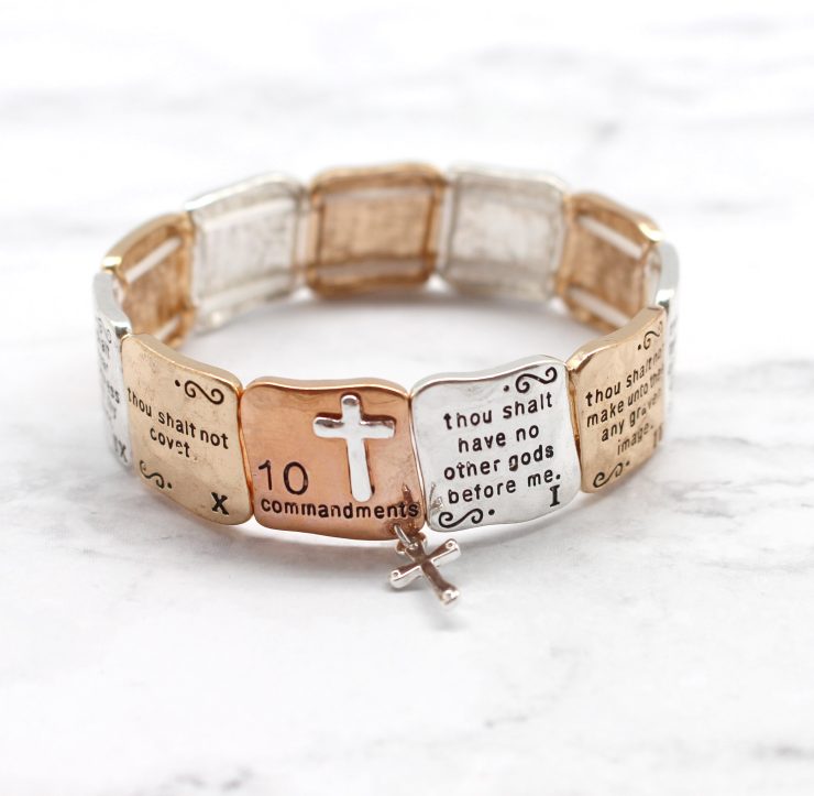 A photo of the The Commandment Bracelet product