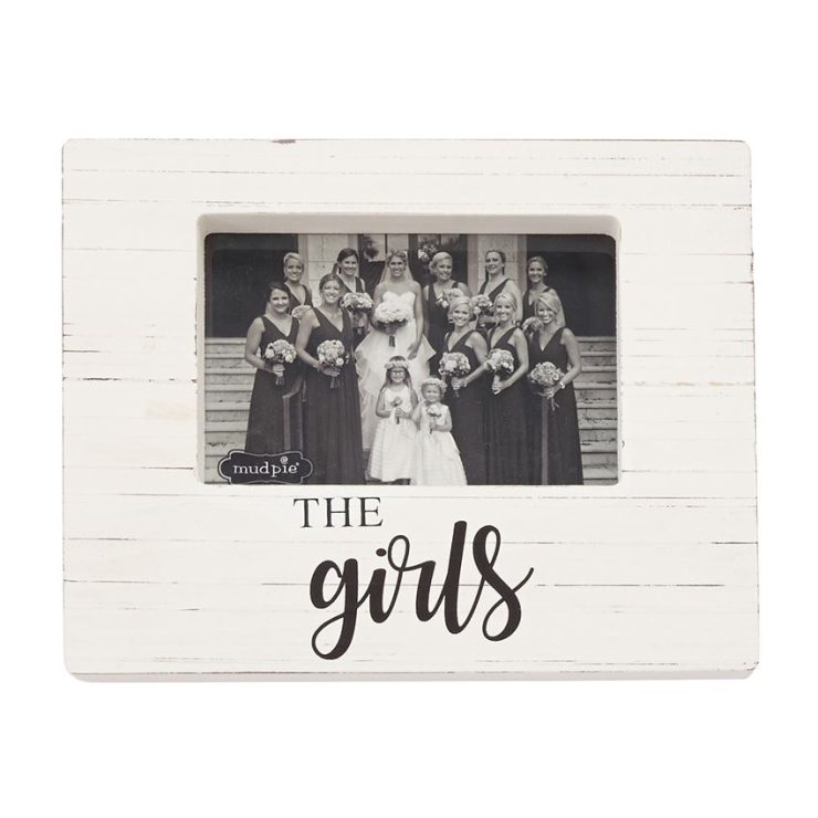 A photo of the The Girls Wooden Block Picture Frame product