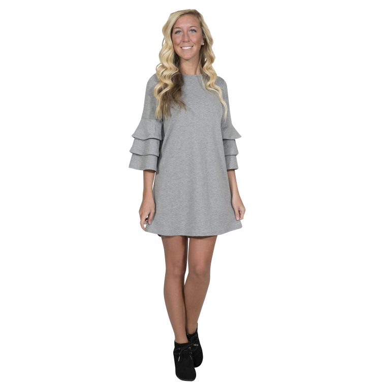 A photo of the The Winston Dress In Grey product