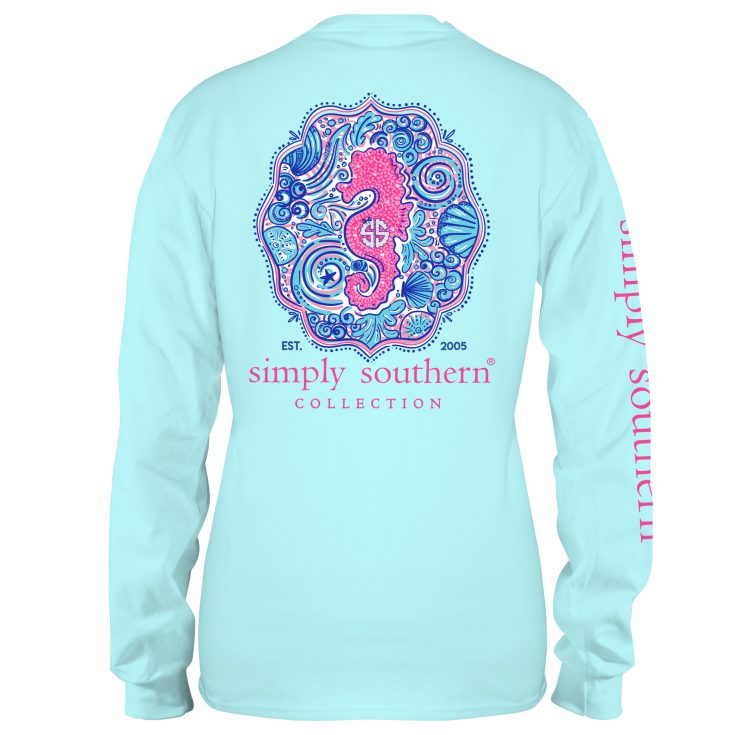 A photo of the Seahorse Long Sleeve Tee product
