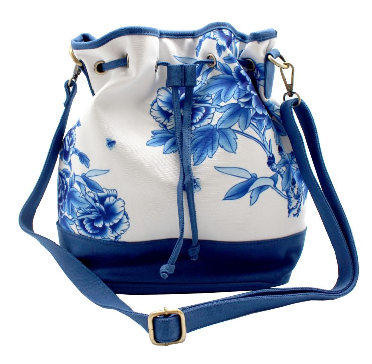 A photo of the Blooming Blue Convertible Bag product