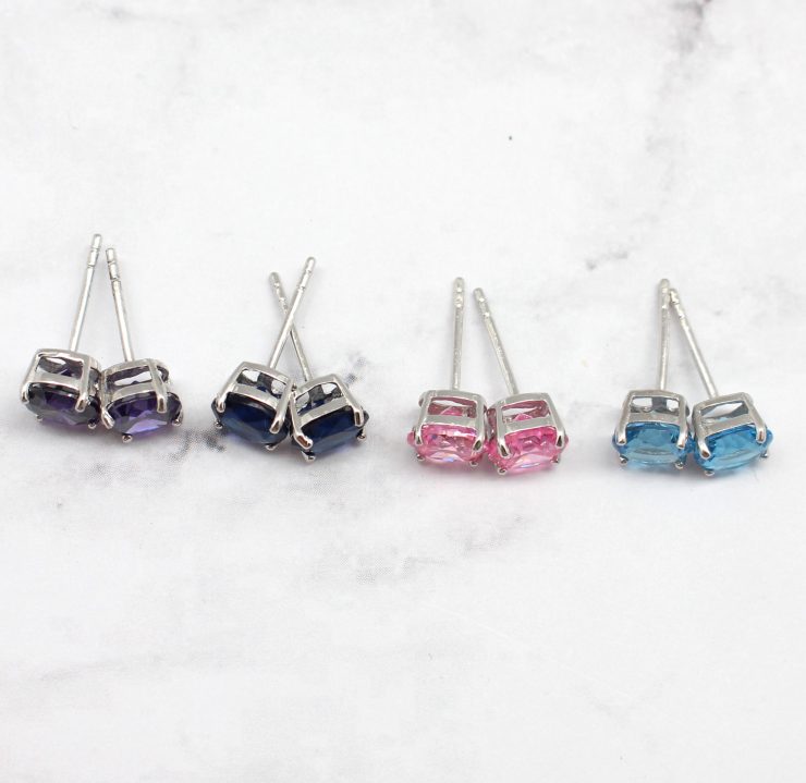 A photo of the Colorful CZ Studs product