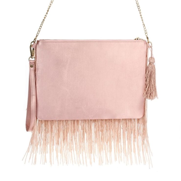 A photo of the Fab Fringe Bag Pink product