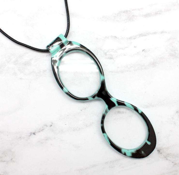 A photo of the Magnifying Glasses Necklace product