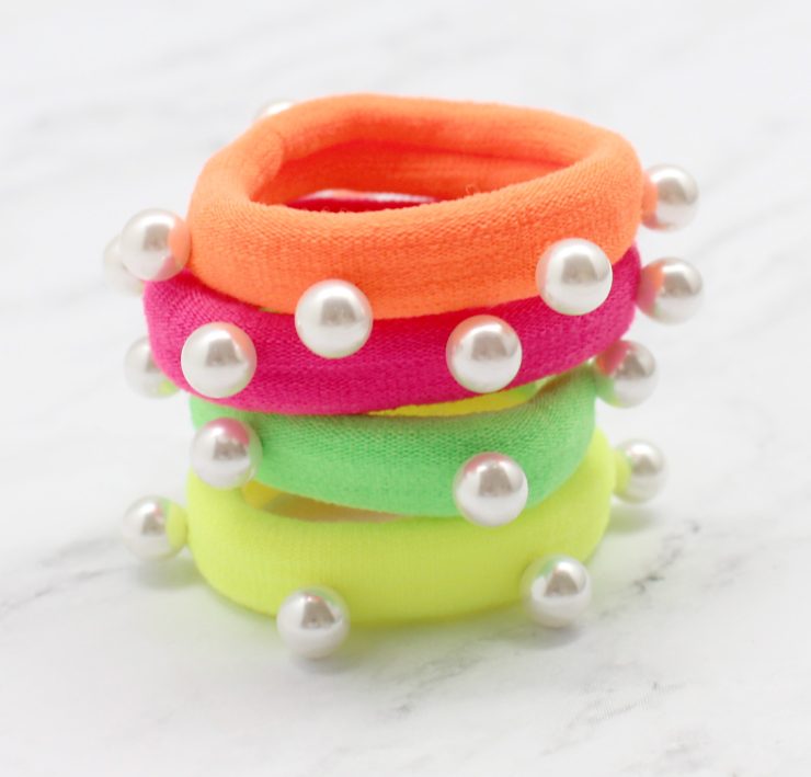 A photo of the Neon Pearl Scrunchie product