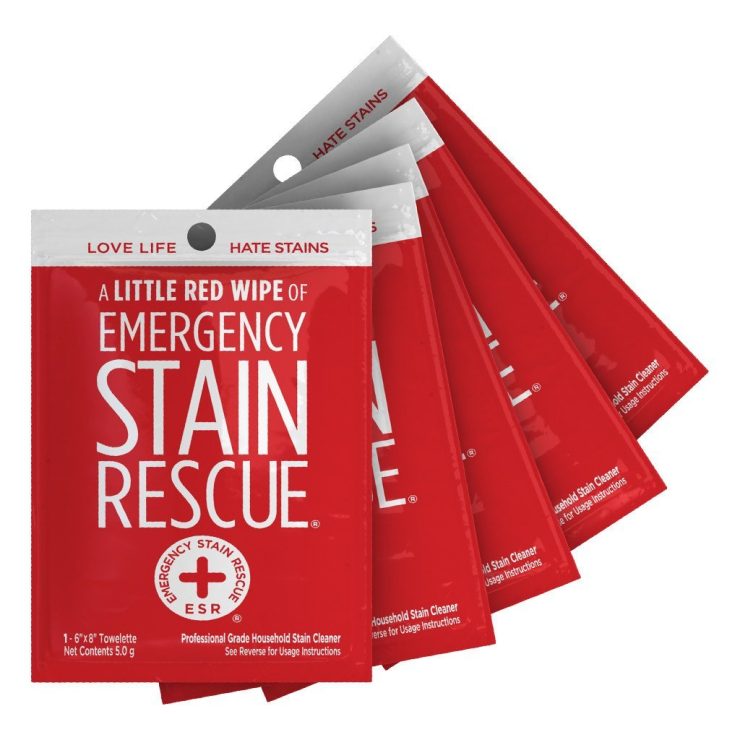 A photo of the Stain Rescue Wipes product