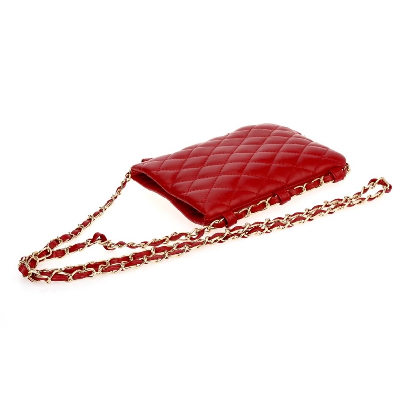 red side purse