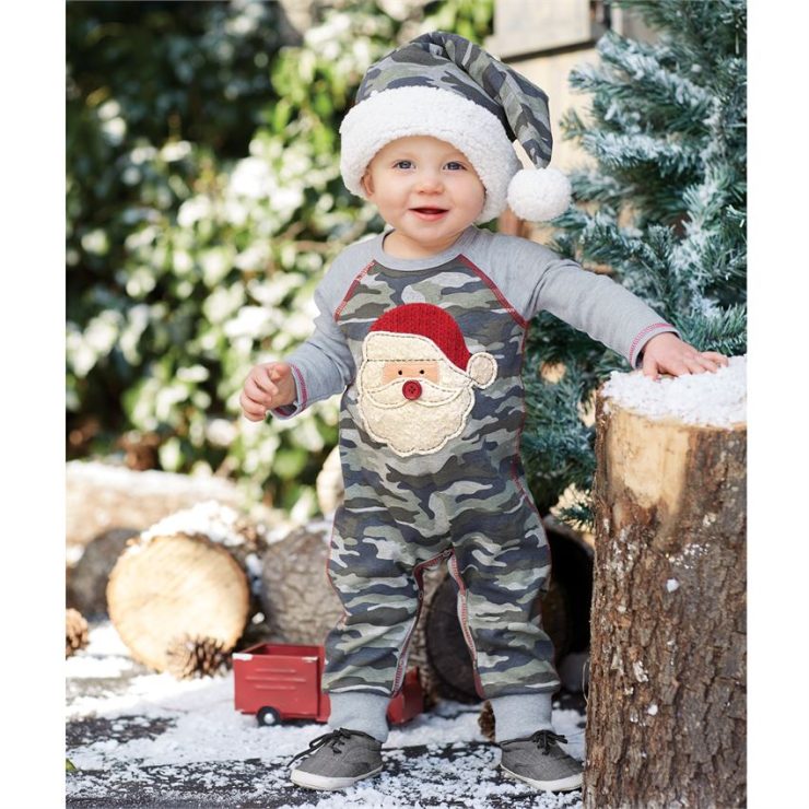 A photo of the Camo Santa One-Piece product