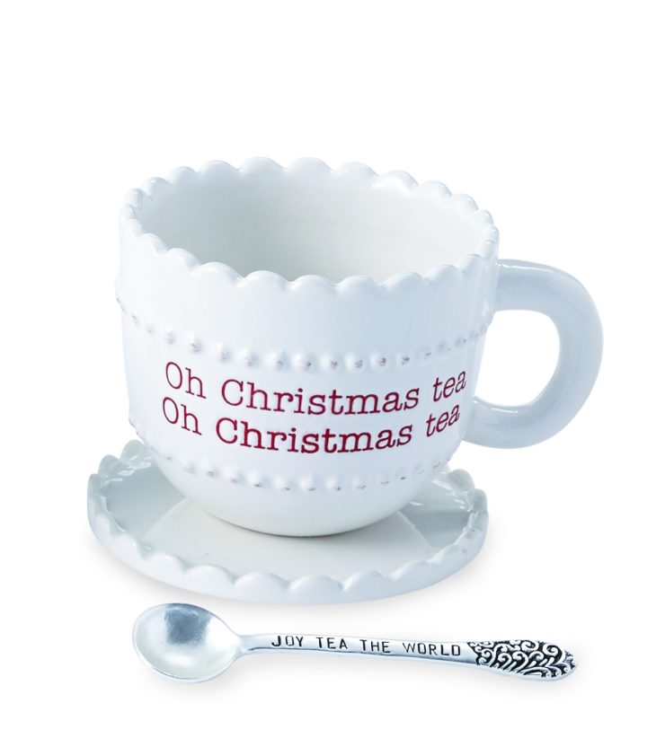 A photo of the Christmas Tea Cup Set product