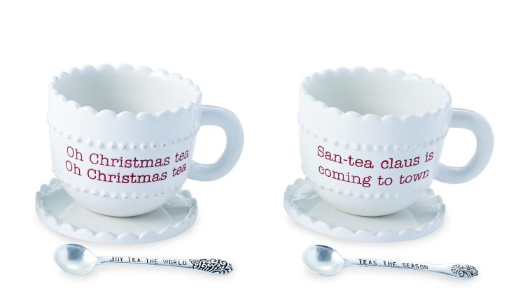 A photo of the Christmas Tea Cup Set product