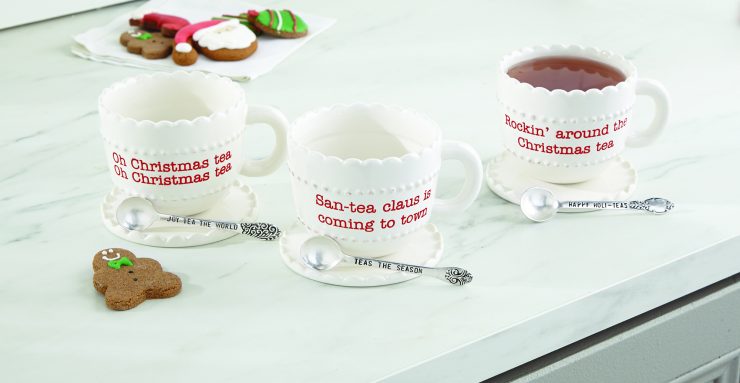 A photo of the Christmas Tea Cup Set product