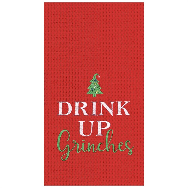 A photo of the Drink Up Grinches Towel product