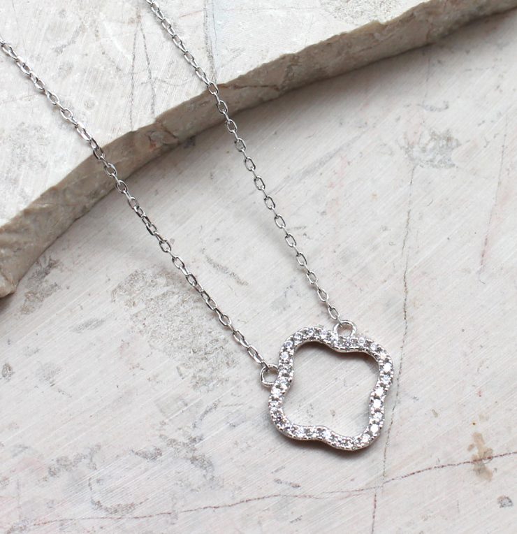A photo of the The Clover Necklace product