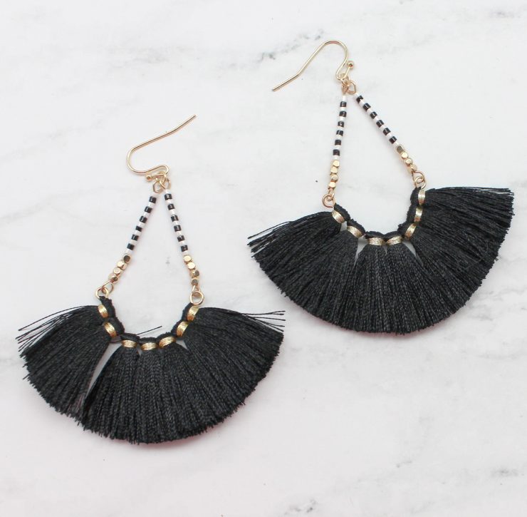 A photo of the Fun Fringe Earrings product