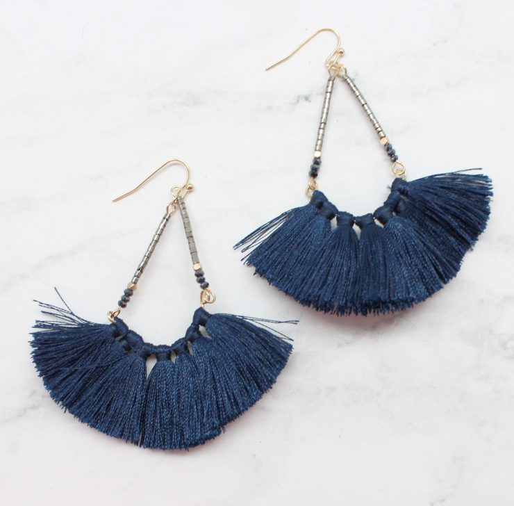 A photo of the Fun Fringe Earrings product