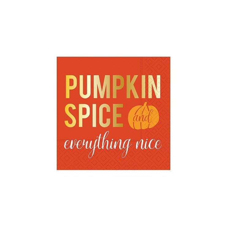 A photo of the Pumpkin Spice & Everything Nice Napkins product