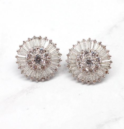 A photo of the Sparkle Burst Clip On Earrings product