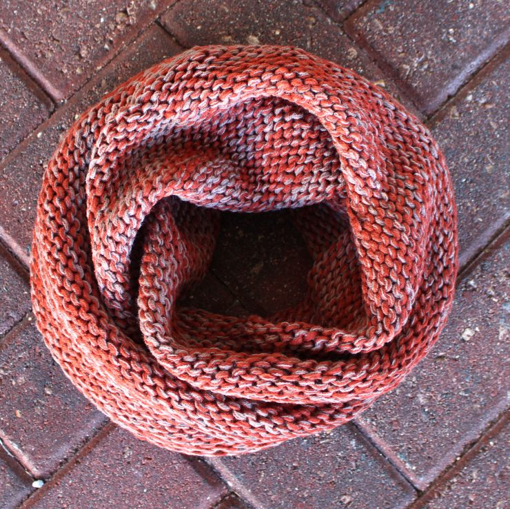 A photo of the The London Infinity Scarf product