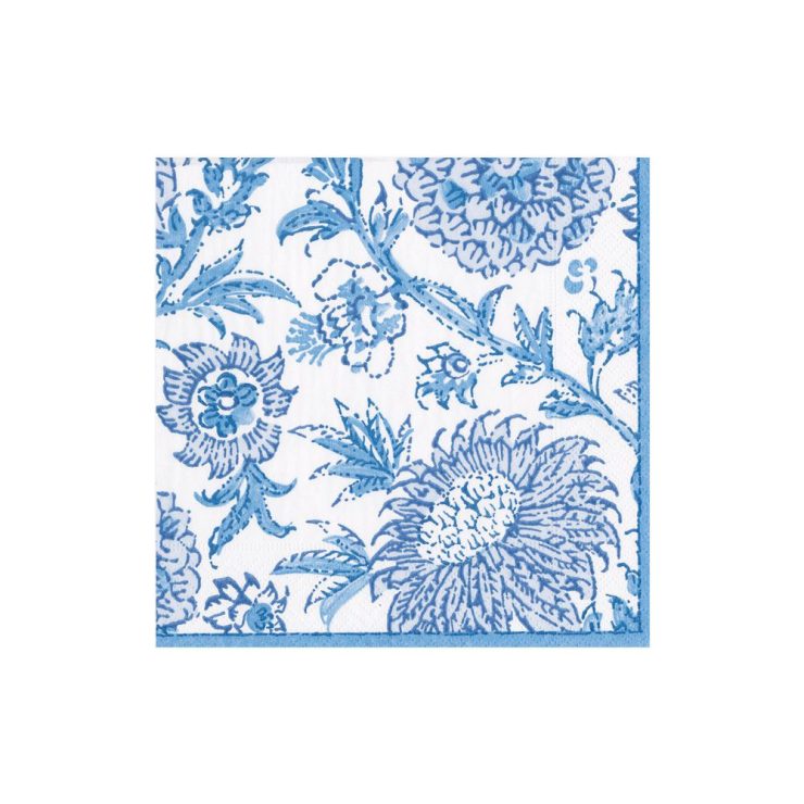 A photo of the The Indiennes Blue Napkins product