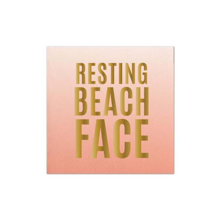 A photo of the Resting Beach Face Napkins product