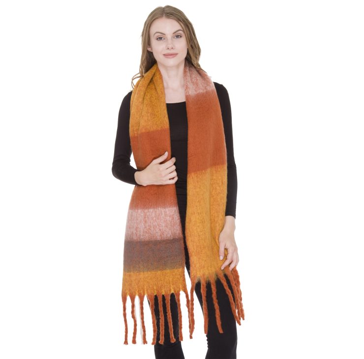 A photo of the Autumn Fiesta Scarf product