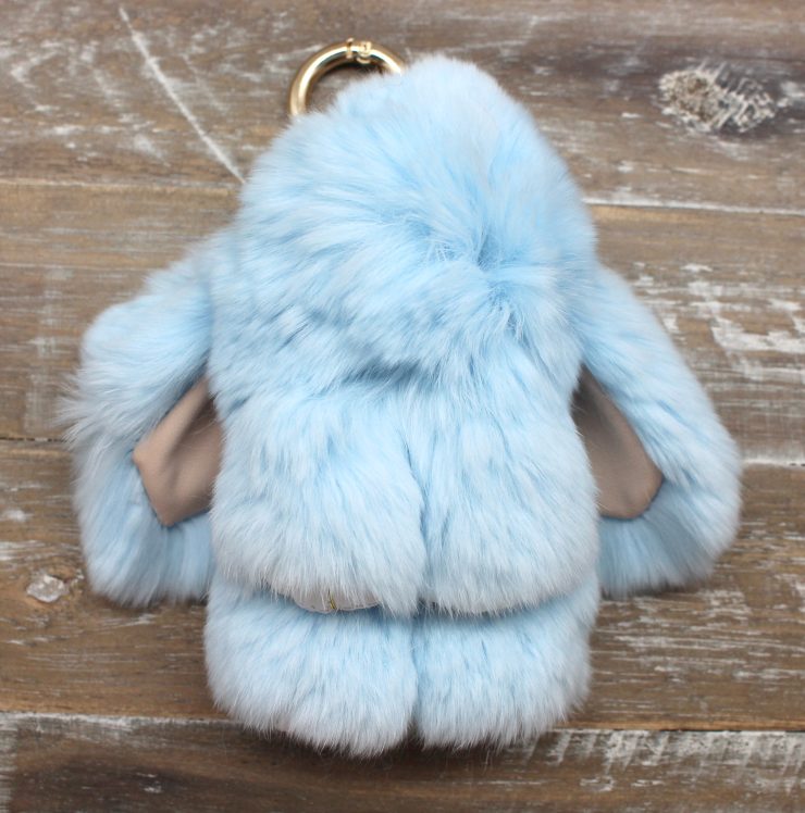 A photo of the Faux Fur Bunny Keychain product