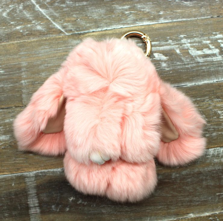 A photo of the Faux Fur Bunny Keychain product